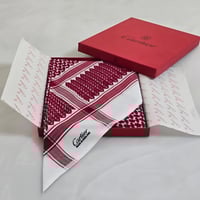 شماغ رجالي ماركة كارتير دم الغزال