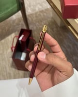 قلم رجالي ماركة كارتير مع الكتابه بالاسم