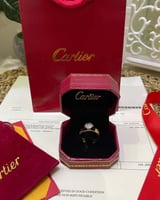 خاتم نسائي ماركة كارتير فص زركون