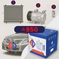 كمبروسرMD مع الكلتش + رديتر +بلف مكيف كامري 2007-2...