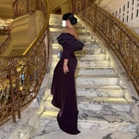 فستان سهرة كريب باربي