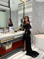 فستان سهرة دانتيل