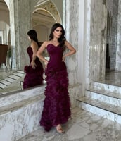 فستان سهرة اورجنزا أنيق