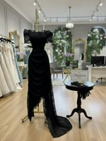 فستان أسود دانتيل