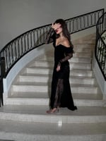 فستان سهرة باربي مع دانتيل