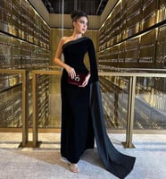 فستان سهرة مخمل كوري