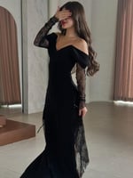 فستان سهرة باربي مع دانتيل