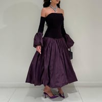 فستان كريب باربي شانطون