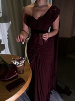 فستان سهرة جورجيت & دانتيل