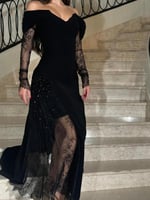 فستان سهرة باربي مع دانتيل