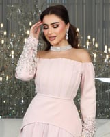 فستان باربي بوليسيا تطريز يدوي