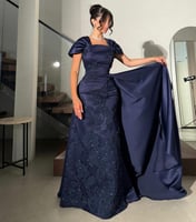 فستان سهره مزين بتل مورد