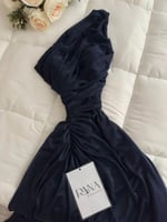 فستان ناعم شيفون لمعه انيق