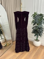 فستان مخمل راقي