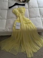 فستان وردي ناعم انيق