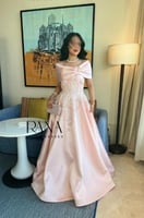 فستان ميكادو مطرز