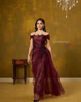 فستان سهره تل انيق