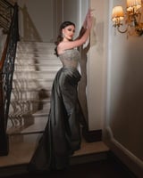 فستان مطرز فخم