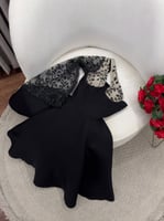 فستان قصير بكم واحد