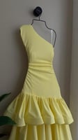 فستان ليموني قصير