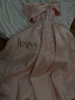 فستان ميكادو مطرز