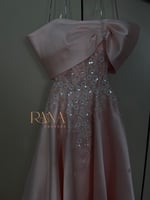 فستان ميكادو مطرز