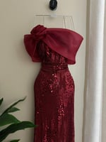 فستان سهره بخامه ترتر فخم