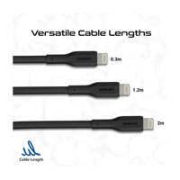 مجموعة كابلات بروميت لايتننغ 3 قطع