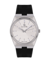 ساعة رجالية ماركة بنفيت فضي مينا ابيض موديل BNTTBK...