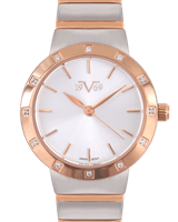 ساعة نسائية ماركة V19.69 فضي روز مينا فضي موديل VT...