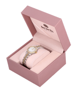 ساعة نسائية ماركة بنفيت فضي ذهبي مينا صدفي موديل B...