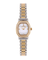 ساعة نسائية ماركة بنفيت فضي ذهبي مينا صدفي موديل B...