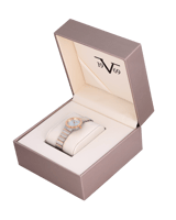 ساعة نسائية ماركة V19.69 فضي روز مينا فضي موديل VT...