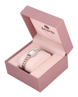 ساعة نسائية ماركة بنفيت فضي ذهبي مينا صدفي موديل B...