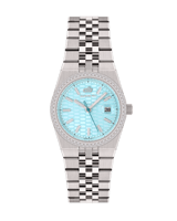 ساعة نسائية ماركة دايموند هيل موديل فضي مينا تيفان...