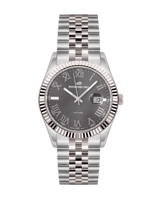 ساعة رجالية ماركة دايموند هيل فضي مينا رمادي موديل...