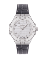 ساعة رجالية صناعة سويسرية ماركة مونتانا فضي مينا ف...