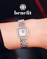 ساعة نسائية ماركة بنفيت فضي مينا صدفي موديل BNSSWH...