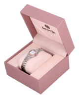 ساعة نسائية ماركة بنفيت فضي روز مينا صدفي موديل BN...