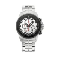 ساعة تيتان رجالي كورنغراف Titan White Dial Stainle...