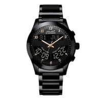 ساعة الحرمين الرجالية HA-6100FBB أسود الفخامة مقاس...