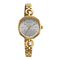 ساعة تيتان نسائي Titan Karishma Silver Dial Watch...