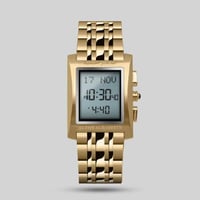 ساعة الفجر الحديث ديلوكس ذهبي موديل AL204G