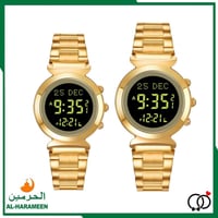 طقم ساعة الحرمين الأنيقة HA-6331 و HA-6332 رجالي -...