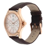 ساعة تيتان رجالي جلد TITAN Workwear Men’s Chronogr...