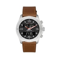 ساعة الفجر داينمك 360 جلد فضي