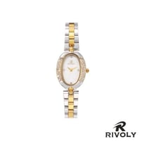 ساعة نسائي من ريفولي بلون فضي وذهبي