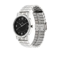ساعة تيتان رجالي استيل Black Dial Silver Stainless...