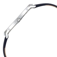 ساعة تيتان إيدج سليم للرجال بسوار من الجلد ومينا ر...