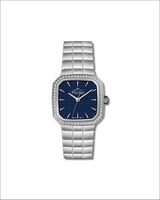 ساعة نسائية ماركة مارتيني فضي مينا كحلي